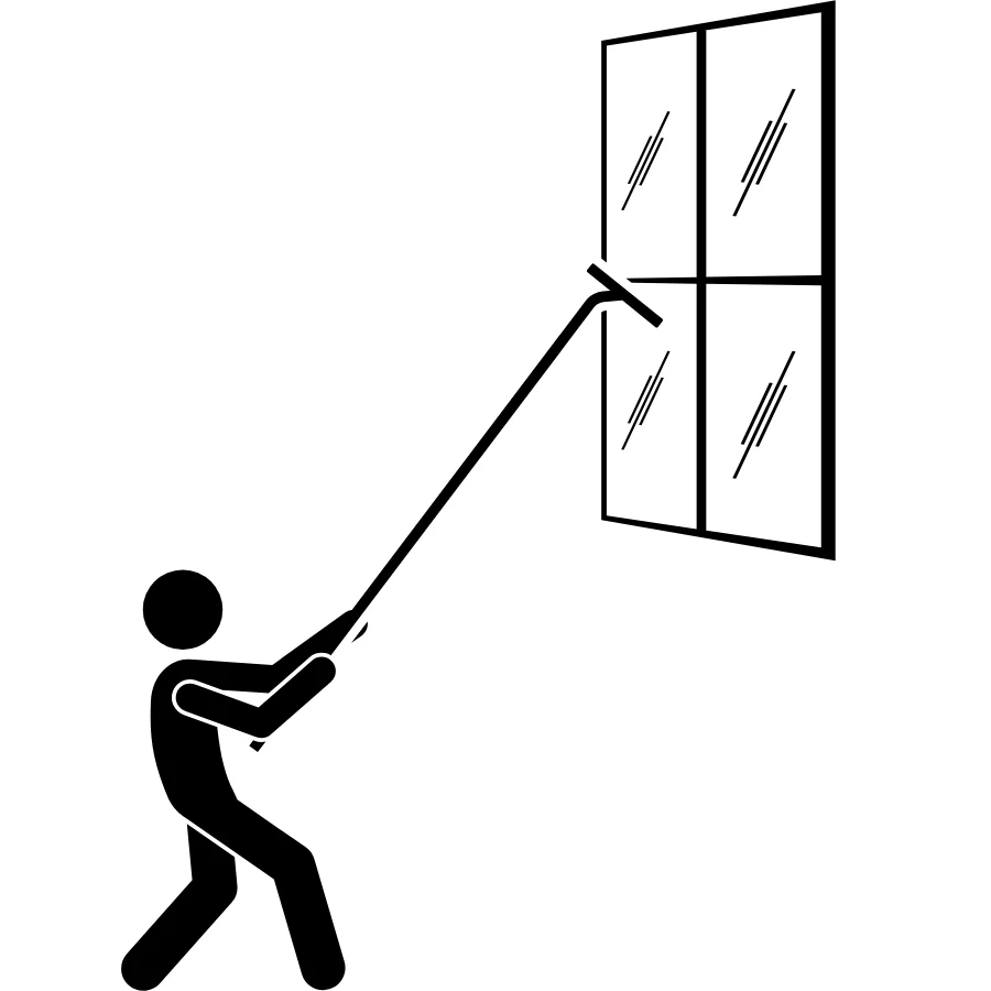 Professional window cleaning service by AE Exterior Cleaning