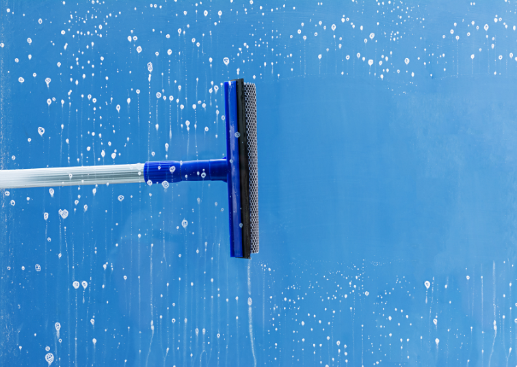 This close-up highlights the spotless results of AE Exterior Cleaning Ltd.'s window cleaning services in Stratford on a residential property.
